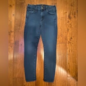 MOTHER Women's Dark Blue Skinny Jeans; the Looker in Dark Lover wash. Size 27